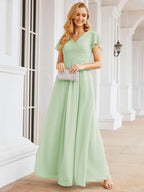 Vestidos de fiesta formales Baoleely para madre de la novia, con mangas cortas, vestido de dama de honor 28047 