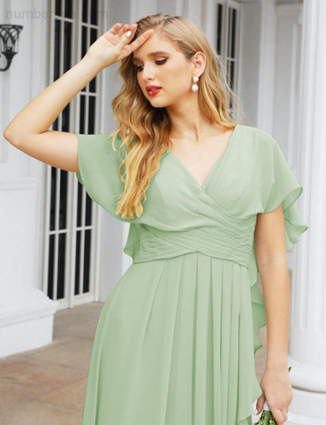 Vestidos de dama de honor Baoleely, vestidos de gala formales sin espalda para fiestas de noche, vestido para la madre de la novia 28040