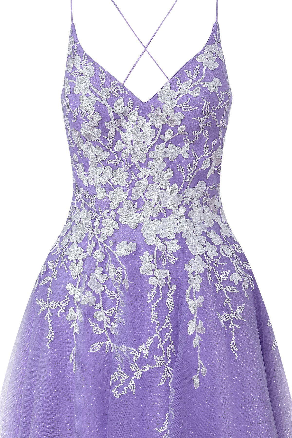 Vestido corto de fiesta de bienvenida de tul brillante con apliques, estilo línea A