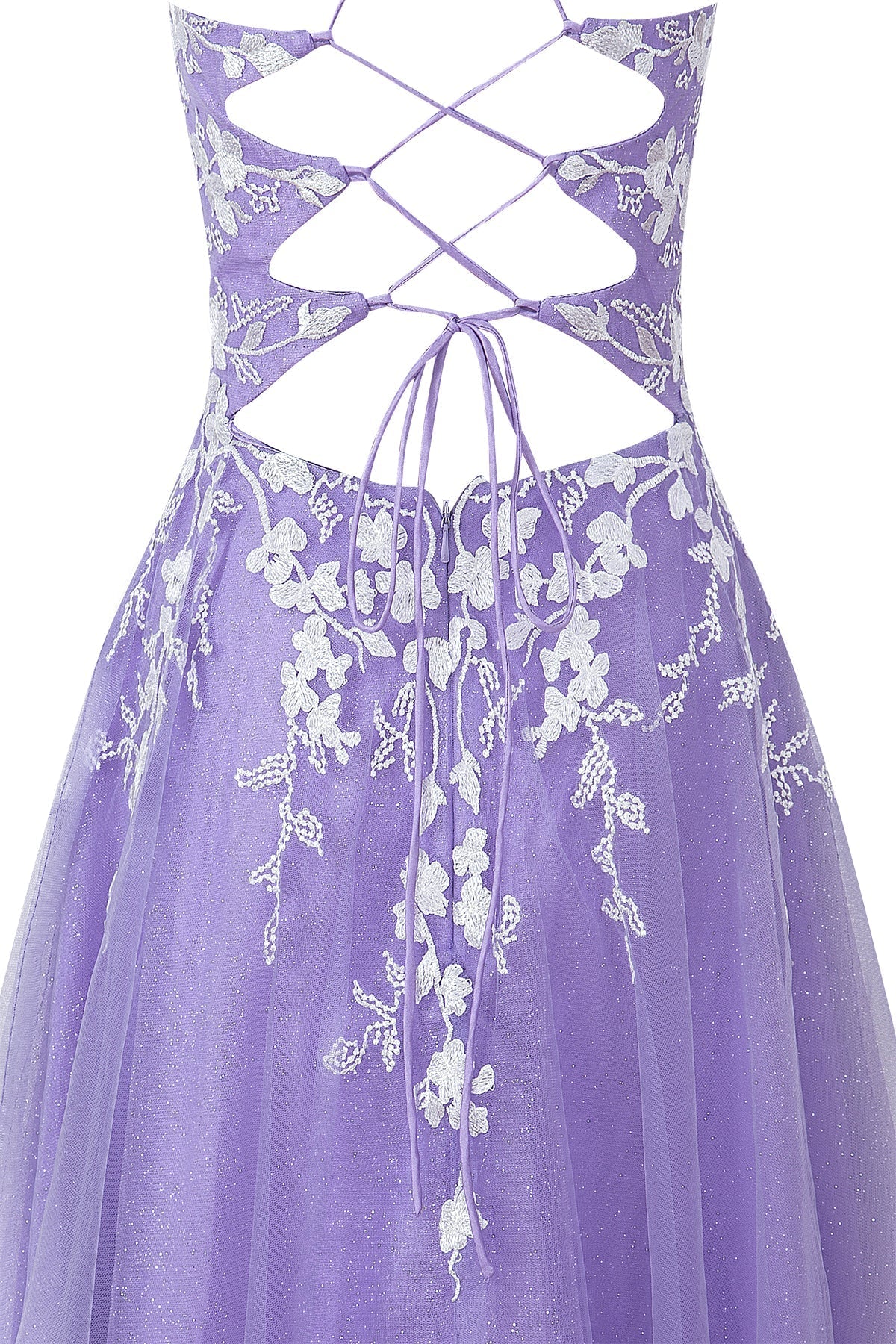 Vestido corto de fiesta de bienvenida de tul brillante con apliques, estilo línea A