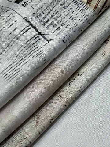 Vestidos largos de noche ajustados de manga larga con estampado, espalda con abertura, escote redondo y abertura lateral. 