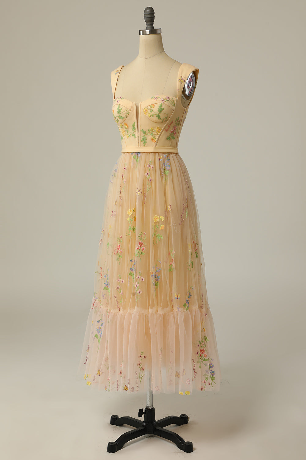 Cute A Line Sweetheart Light Purple Long Prom Dress with Embroidery