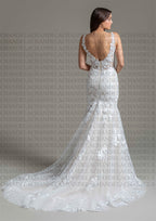 Charming Trumpet Wedding Dresses Sleeveless Scoop Pleat Appliques Bridal Gown Vestido De Casamento Customised For Women