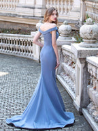 Baoleely Mermaid Beaded Split Sexy Fashion Formal Evening Dresses Sleeveless Floor Length