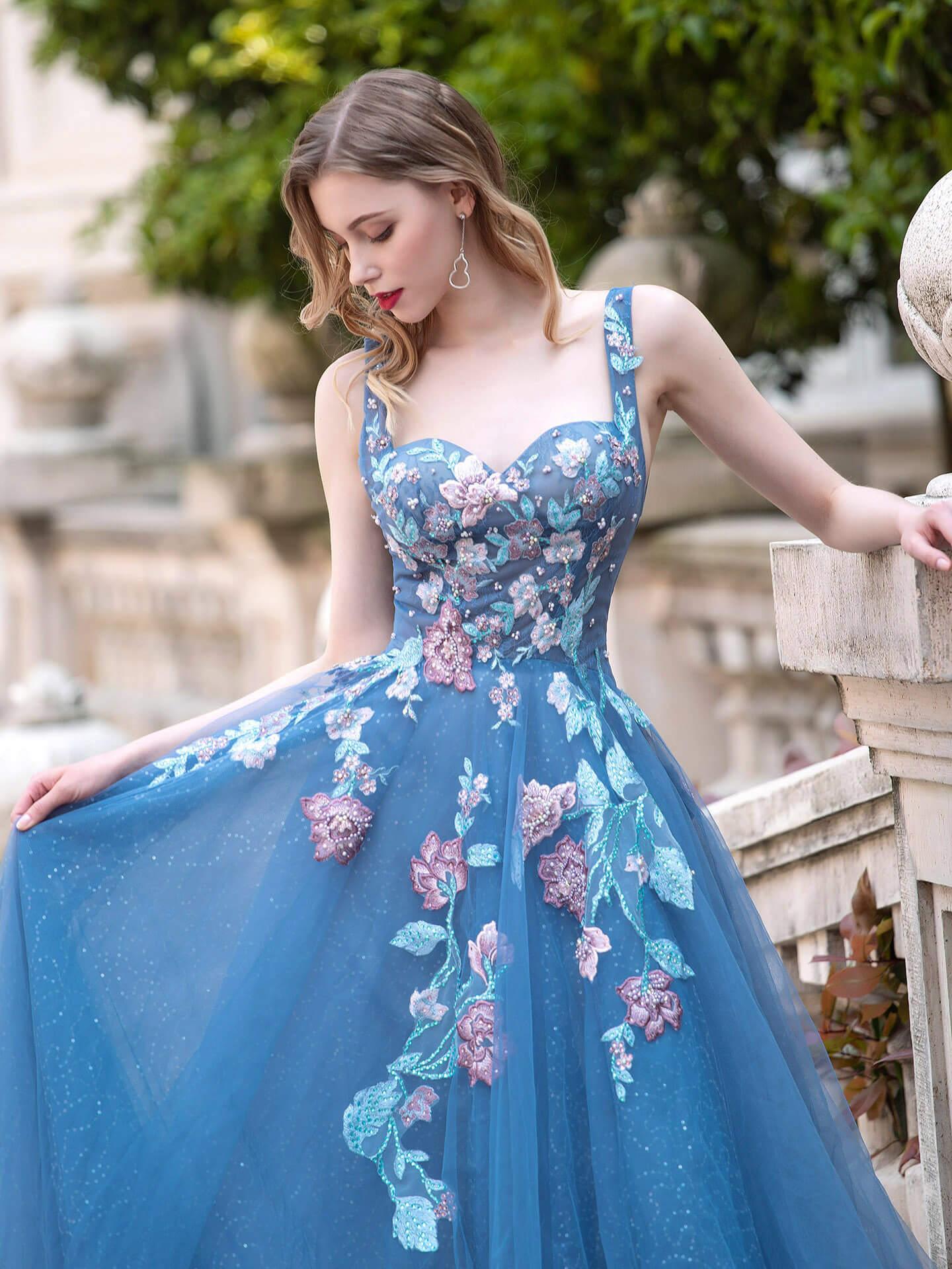 Baoleely A-line Fashion Formal Evening Dresses Strap Sleeveless Floor Length