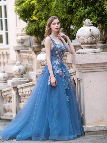 Vestido de noche formal Baoleely, corte en A, sin tirantes, largo hasta el suelo 