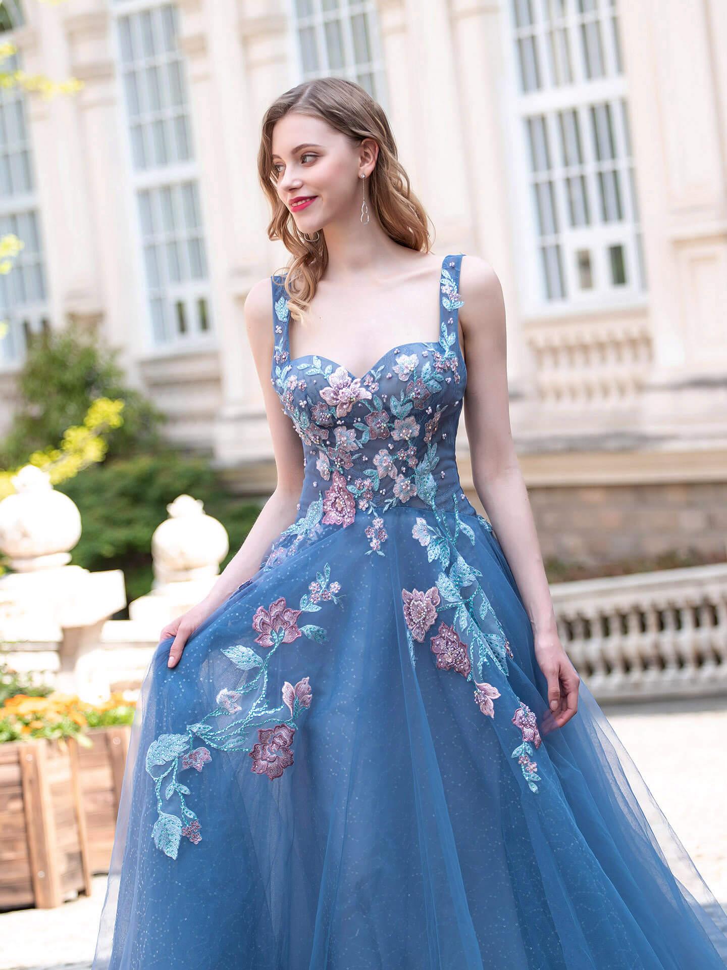Baoleely A-line Fashion Formal Evening Dresses Strap Sleeveless Floor Length