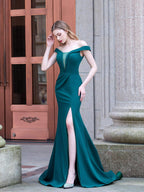 Baoleely Off Shoulder Mermaid / Column Elegant Fashion Formal Evening Dresses
