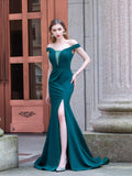 Baoleely Off Shoulder Mermaid / Column Elegant Fashion Formal Evening Dresses