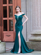 Baoleely Off Shoulder Mermaid / Column Elegant Fashion Formal Evening Dresses