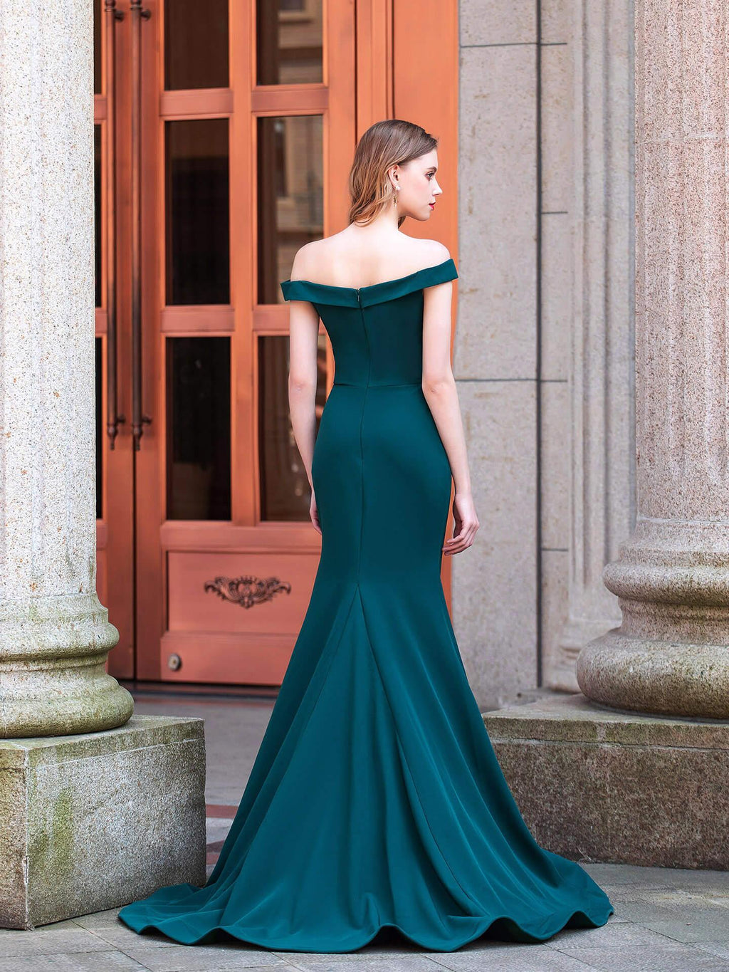 Baoleely Off Shoulder Mermaid / Column Elegant Fashion Formal Evening Dresses