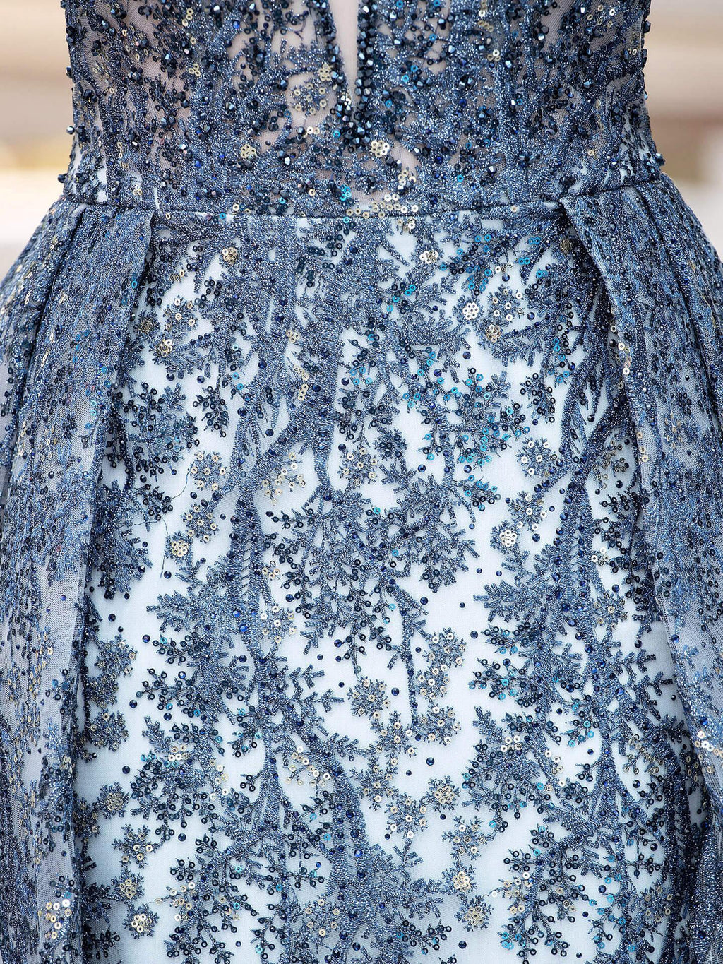 Baoleely Mermaid / Trumpet V-neck Fashion Formal Evening Dresses Long Sleeve Floor Length Prom Dresses