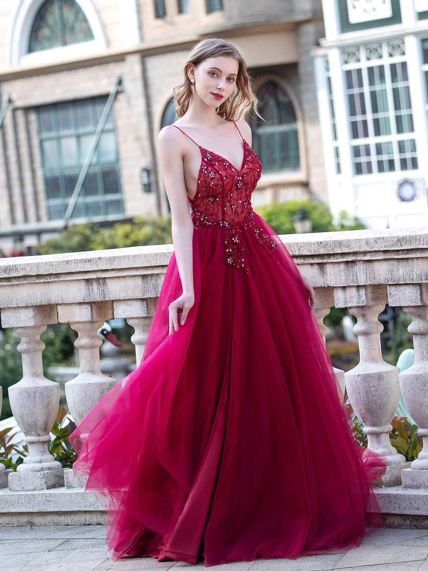 Vestidos de noche formales, lujosos, sexys, de corte A, con tirantes finos, sin mangas y abertura, hasta el suelo, para fiesta de graduación 