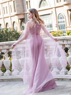 Baoleely Mermaid / Trumpet Luxurious Formal Evening Dresses Sleeveless Floor Length Prom Dresses