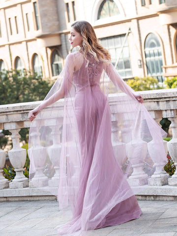 Vestidos de noche formales de lujo Baoleely, corte sirena/trompeta, sin mangas, largos hasta el suelo, para baile de graduación. 