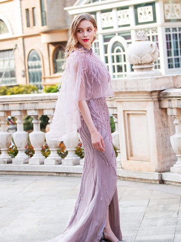 Vestidos de noche formales de sirena/trompeta Baoleely, lujosos y sexys, con tirantes finos, sin mangas y largos hasta el suelo. 