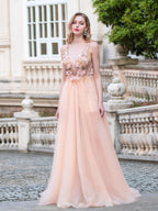 Vestidos de noche formales de lujo, corte en A, escote en V, sin mangas, largos hasta el suelo, estilo gala. 