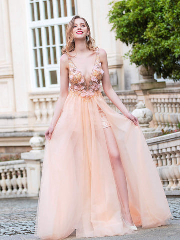 Vestidos de noche formales de lujo, corte en A, escote en V, sin mangas, largos hasta el suelo, estilo gala. 