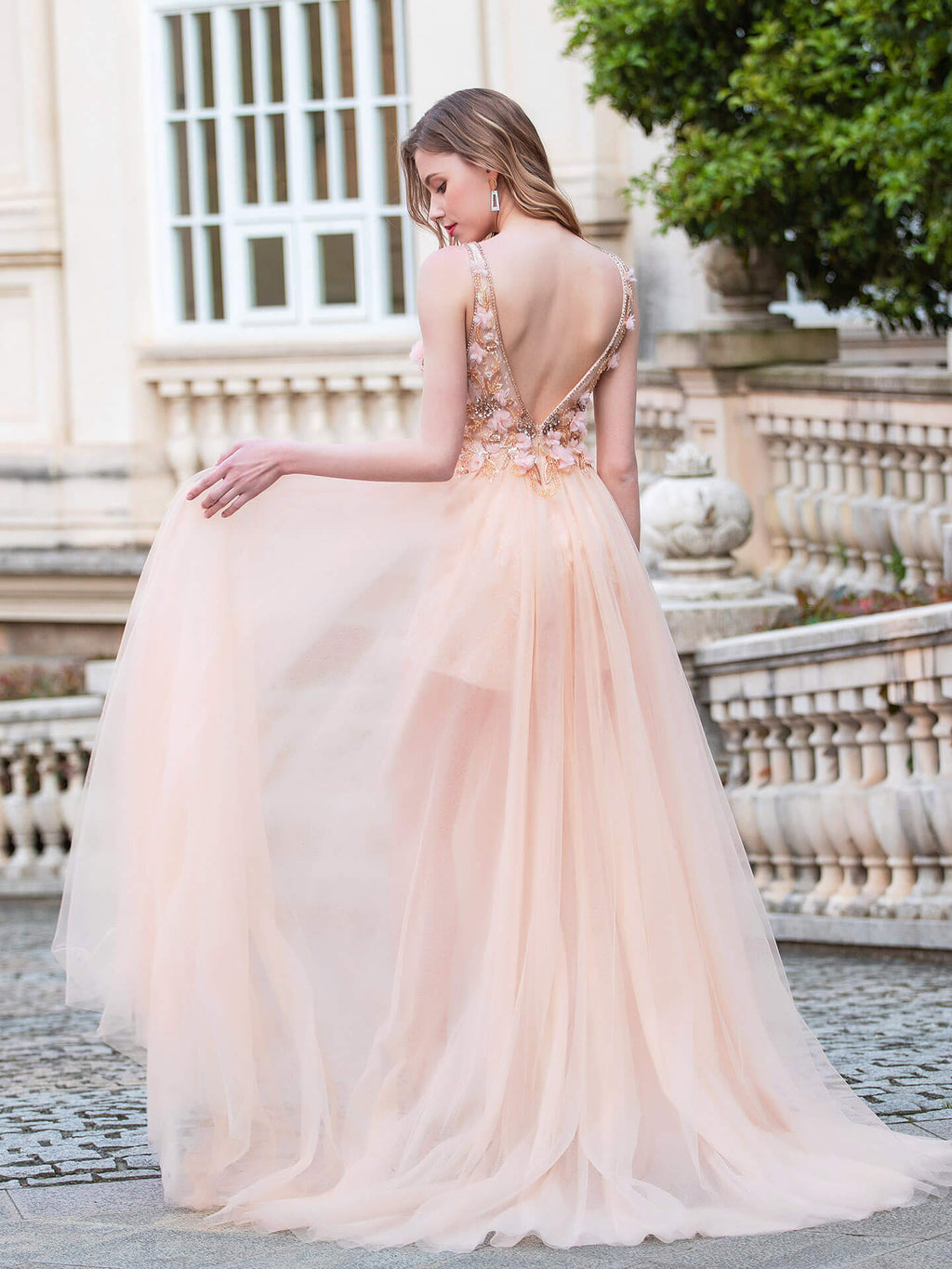 Vestidos de noche formales de lujo, corte en A, escote en V, sin mangas, largos hasta el suelo, estilo gala. 
