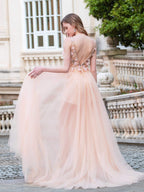 Vestidos de noche formales de lujo, corte en A, escote en V, sin mangas, largos hasta el suelo, estilo gala. 