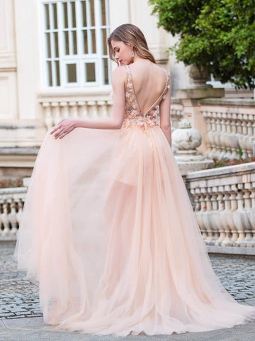 Vestidos de noche formales de lujo, corte en A, escote en V, sin mangas, largos hasta el suelo, estilo gala. 