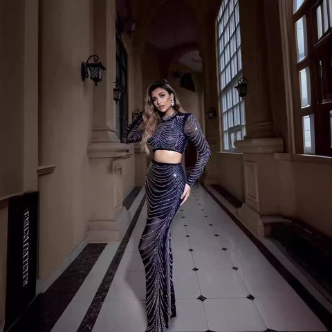 Robe de bal bustier chic de créateur 