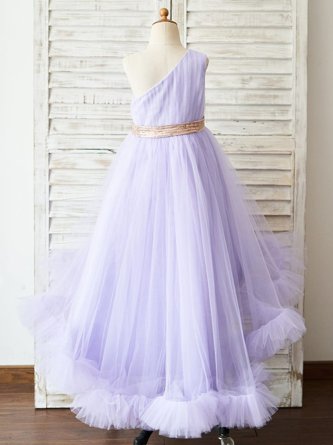 Vestido de tul corte A (2003227717) 