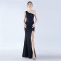 Simple Satin Evening Dress