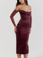 Robe midi bustier 