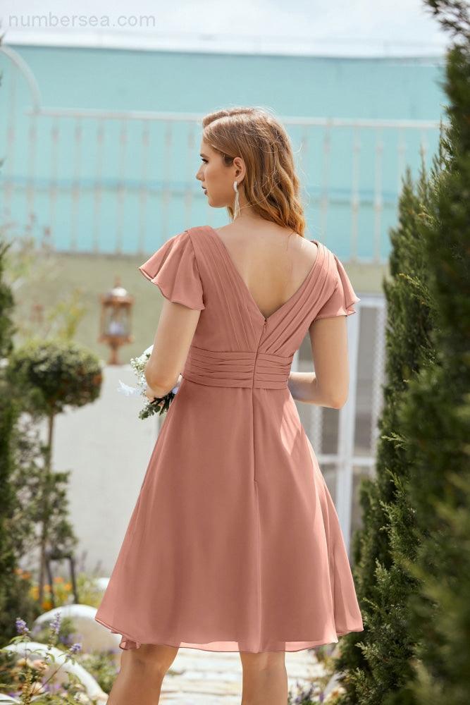 Robe de soirée mi-longue, robe de cocktail formelle, robe de bal, 28013 