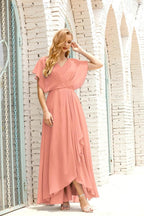 Vestido Baoleely para la madre de la novia, talla grande, escote en V, largo hasta el suelo, formal, para invitada de boda 28020