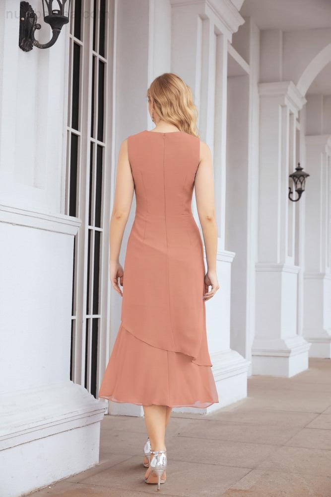 Robe de soirée deux pièces Sunnderly, coupe trapèze, pour la mère de la mariée, référence SY28072