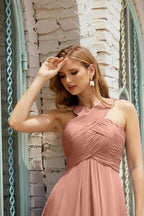 Vestidos de dama de honor con cuello halter, vestido formal de cóctel o de fiesta 28015 