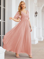 Robes de demoiselle d'honneur pour femmes, robe de soirée longue de mariage, robe de bal 28068