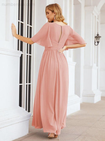 Vestidos de dama de honor para mujer, vestido largo de fiesta para boda o graduación 28068