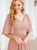Robes de demoiselle d'honneur pour femmes, robe de soirée longue de mariage, robe de bal 28068