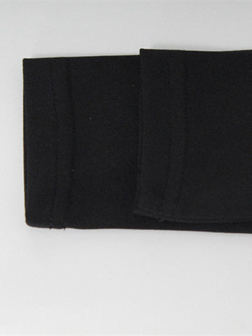 Vestidos de noche midi de manga larga, espalda cruzada, abertura lateral, cuello alto con borlas, corte ajustado. 