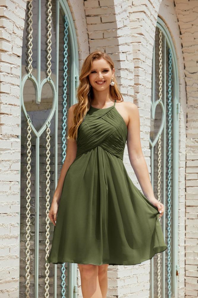 Vestidos de fiesta sin mangas, vestido formal de cóctel para graduación 28014 
