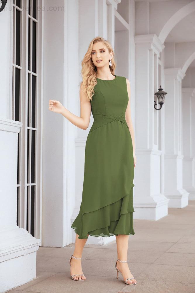 Robe de soirée deux pièces Sunnderly, coupe trapèze, pour la mère de la mariée, référence SY28072
