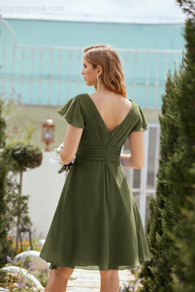 Robe de soirée mi-longue, robe de cocktail formelle, robe de bal, 28013 