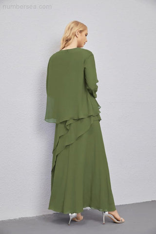 Vestidos de madre de la novia con cárdigan ligero abierto al frente, vestido formal de fiesta 28081 