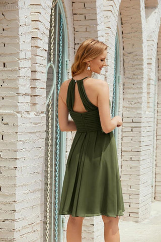 Vestidos de fiesta sin mangas, vestido formal de cóctel para graduación 28014 