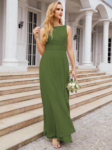 Vestidos de dama de honor Baoleely para boda, vestidos largos formales con volantes para baile de graduación 28039