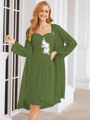 Vestidos de encaje para la madre de la novia y el novio de Sunderly, ideales para invitadas de boda (SY28066)