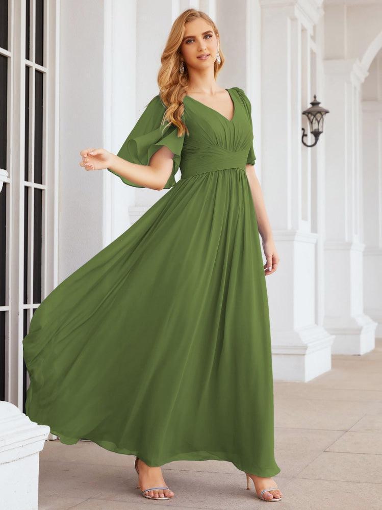 Robes de demoiselle d'honneur pour femmes, robe de soirée longue de mariage, robe de bal 28068