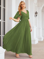 Robes de demoiselle d'honneur pour femmes, robe de soirée longue de mariage, robe de bal 28068