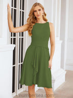 Vestidos de la madre de la novia de Sunderly, vestido de graduación, vestido plisado informal SY28065