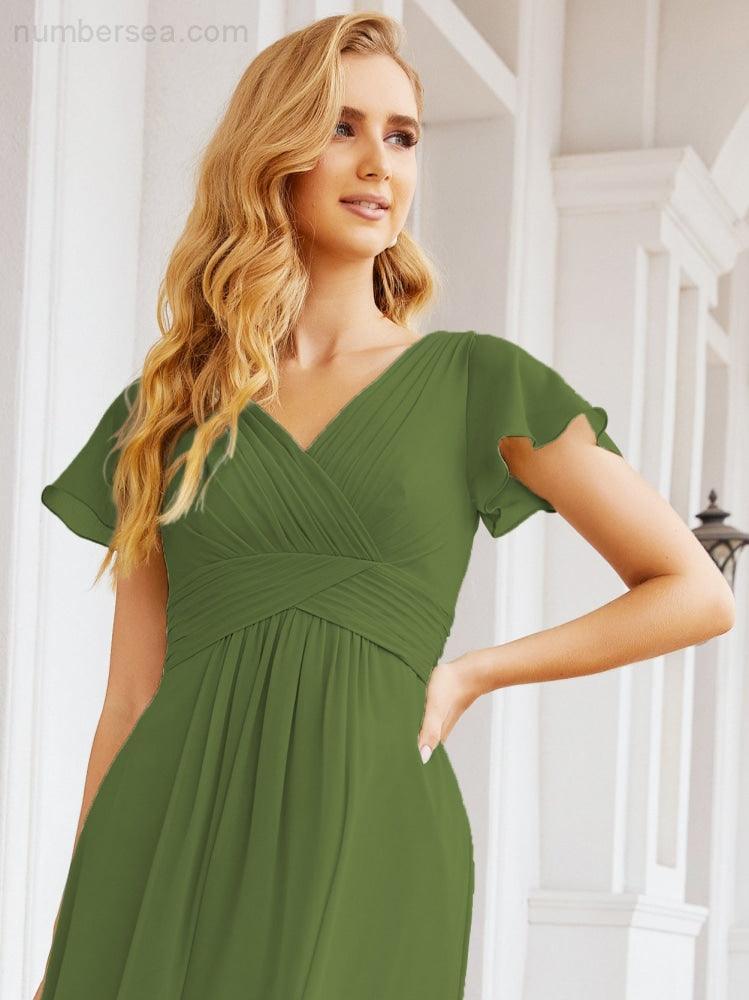 Vestidos de fiesta formales Baoleely para madre de la novia, con mangas cortas, vestido de dama de honor 28047 