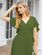 Baoleely Bridesmaid Dresses Backless Formal Prom Gowns for Evening Party Mother of The Bride Dress 28040
