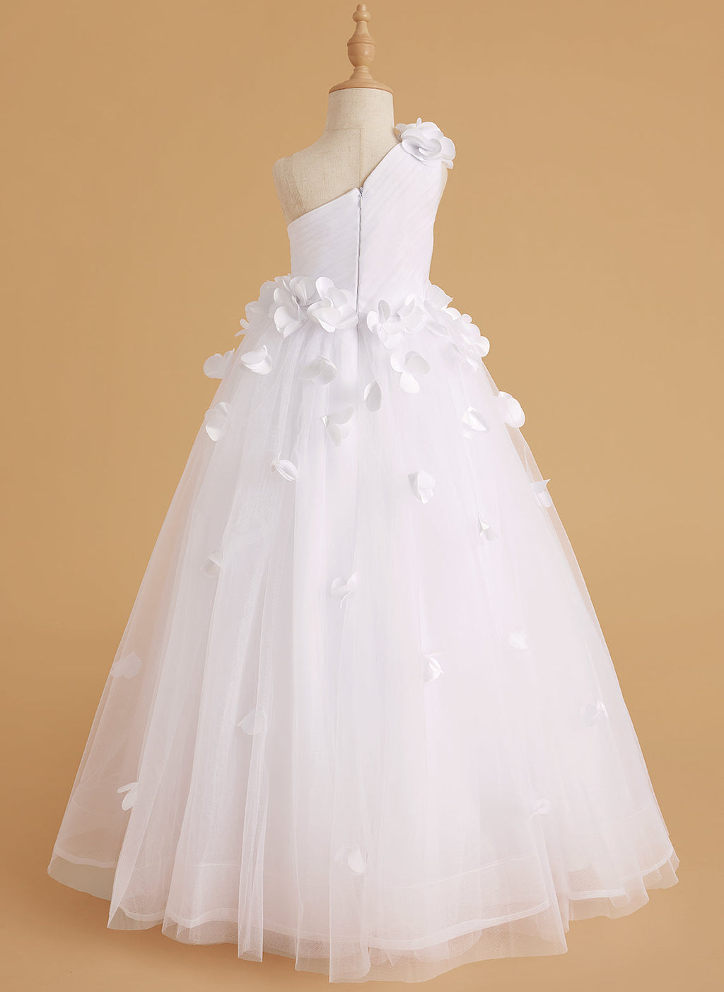 Vestido de princesa/vestido de tul hasta el suelo para niña de las flores 